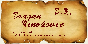 Dragan Minoković vizit kartica
